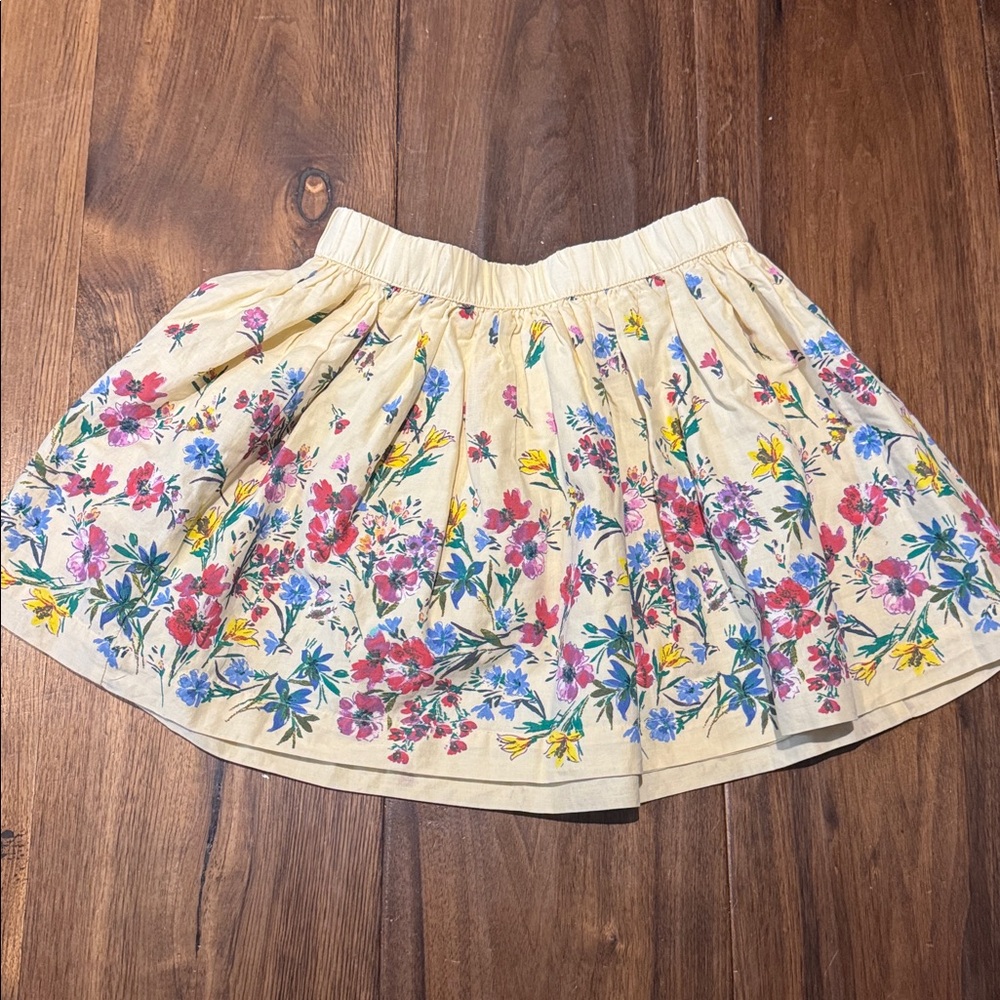 GAP Kids Cream Elastic Waist Skirt